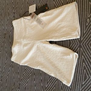 Leopard Texture Biker Shorts